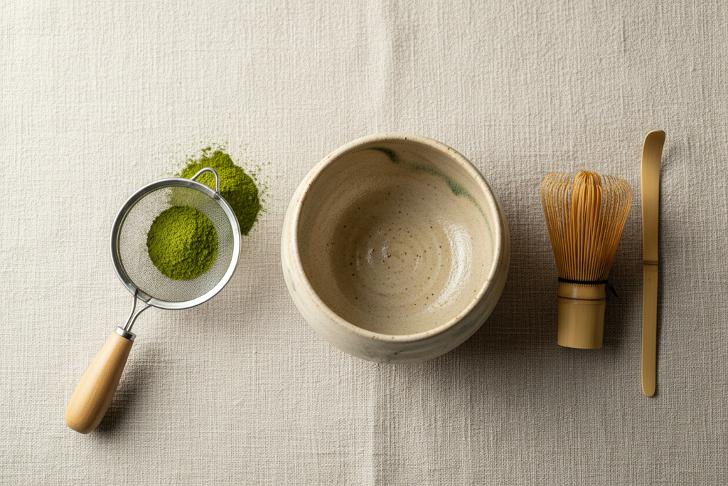 Japanese  Matcha Tea Set Bamboo
