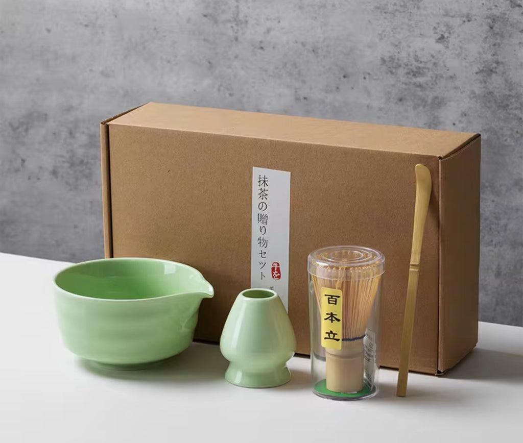 Japanese  Matcha Tea Set Bamboo