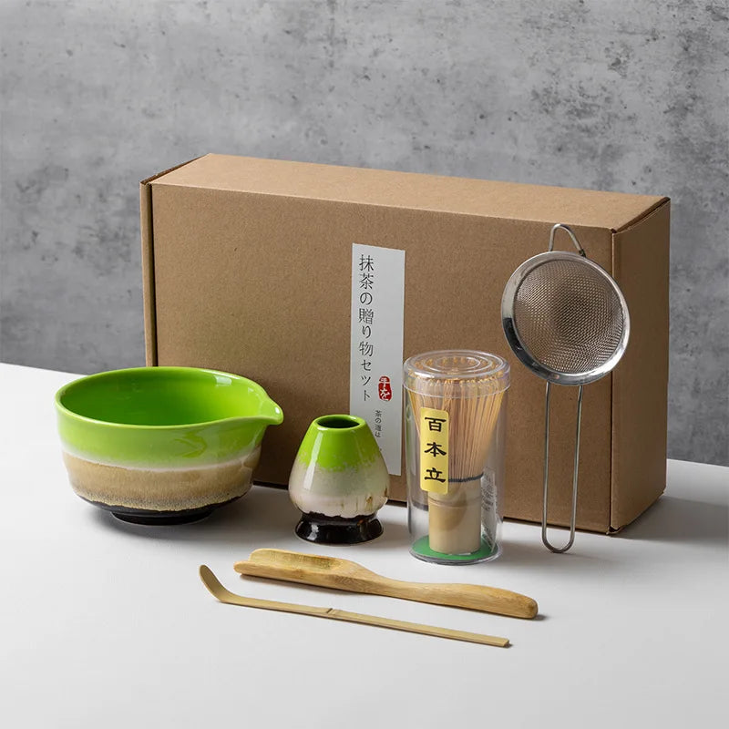 Japanese  Matcha Tea Set Bamboo