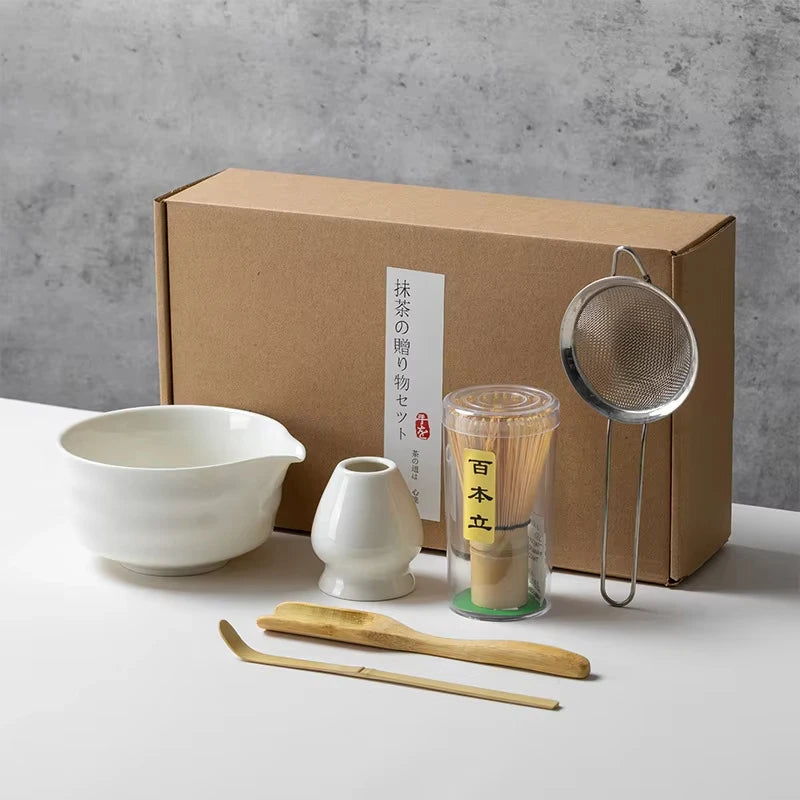 Japanese  Matcha Tea Set Bamboo