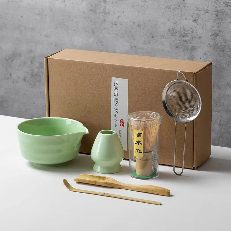 Japanese  Matcha Tea Set Bamboo