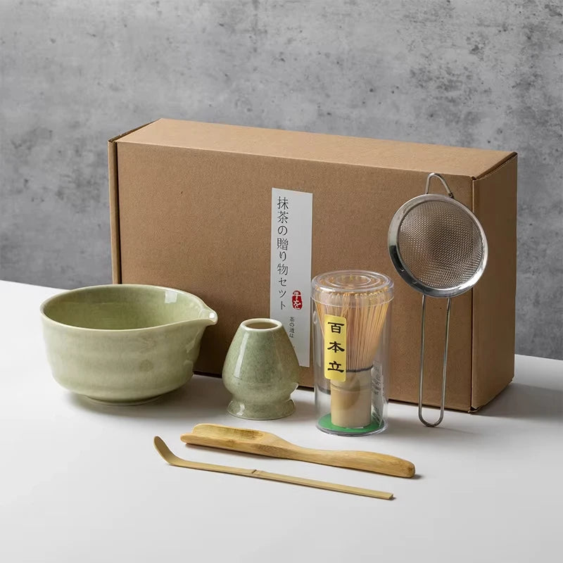 Japanese  Matcha Tea Set Bamboo