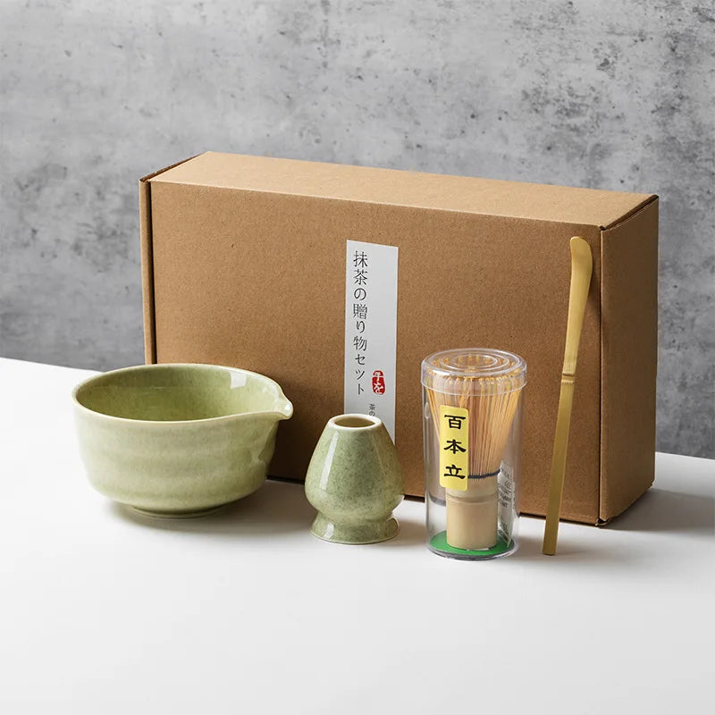 Japanese  Matcha Tea Set Bamboo