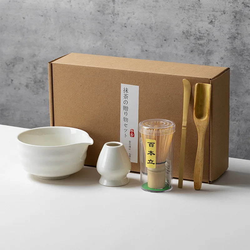 Japanese  Matcha Tea Set Bamboo